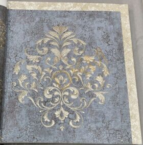 Decowall Armani 3013-04 Duvar Kağıdı Mavi Damask