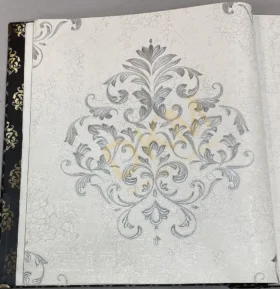 Decowall Armani 3013-06 Duvar Kağıdı Gri Damask