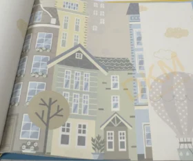 AdaWall Ada Kids 8903-2 Ev Desenli Krem