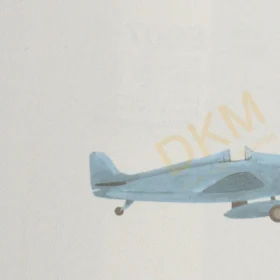 Alternative view of AdaWall Ada Kids 8907-1 Duvar Kağıdı Beyaz Uçak Desenli