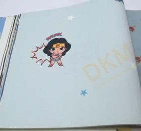 AdaWall Ada Kids 8912-1 Duvar Kağıdı Mavi Wonder Woman