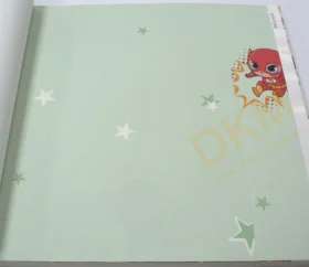 AdaWall Ada Kids 8913-2 Duvar Kağıdı Yeşil Yıldızlı