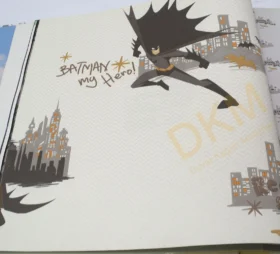 AdaWall Ada Kids 8918-1 Duvar Kağıdı Gri Batman