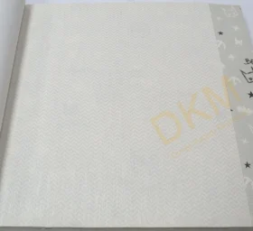AdaWall Ada Kids 8919-1 Duvar Kağıdı Gri Zikzak Desenli