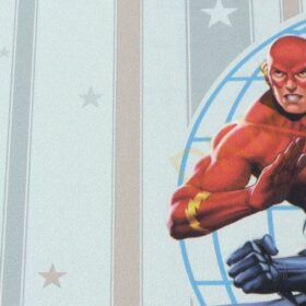 Alternative view of AdaWall Ada Kids 8927-2 Duvar Kağıdı Mavi Süperman Batman Flash