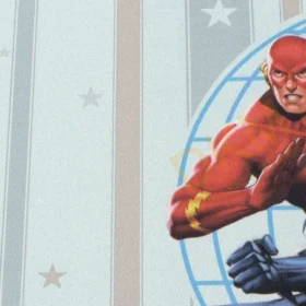 Alternative view of AdaWall Ada Kids 8927-2 Duvar Kağıdı Mavi Süperman Batman Flash