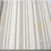 AdaWall Ada Kids 8928-1 Duvar Kağıdı Beyaz Çizgili Yıldızlı