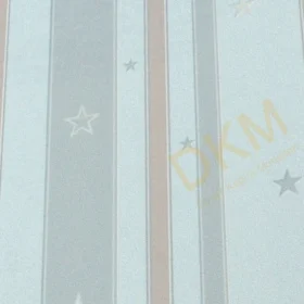 Alternative view of AdaWall Ada Kids 8928-2 Duvar Kağıdı Mavi Çizgili Yıldızlı