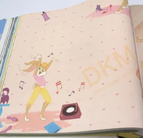 AdaWall Ada Kids 8932-2 Duvar Kağıdı Pembe Lola Bunny