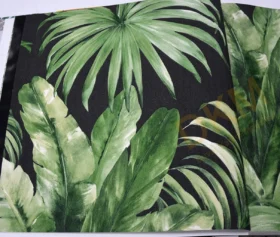 AdaWall Indigo 4714-5 Duvar Kağıdı Geniş Yaprak Desenli