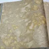 AdaWall Seven 7805-3 Duvar Kağıdı Bej Simli Çiçek Desenli