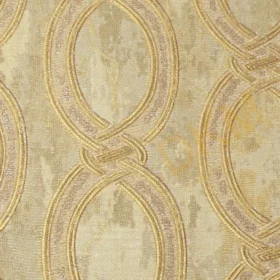 Alternative view of AdaWall Seven 7808-3 Duvar Kağıdı Koyu Bej Simli Geometrik Zincir Desen