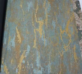 AdaWall Seven 7809-4 Duvar Kağıdı Koyu Yeşil Simli Eskitme Desen