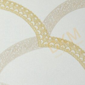 Alternative view of AdaWall Seven 7811-1 Duvar Kağıdı Açık Bej Simli Dalga Desenli