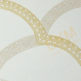 Alternative view of AdaWall Seven 7811-1 Duvar Kağıdı Açık Bej Simli Dalga Desenli