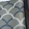 AdaWall Seven 7811-3 Duvar Kağıdı Koyu Gri Simli Dalga Desenli