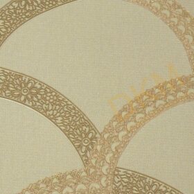 Alternative view of AdaWall Seven 7811-4 Duvar Kağıdı Kahverengi Simli Dalga Desenli