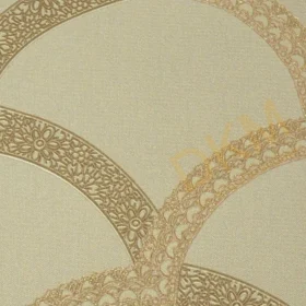 Alternative view of AdaWall Seven 7811-4 Duvar Kağıdı Kahverengi Simli Dalga Desenli