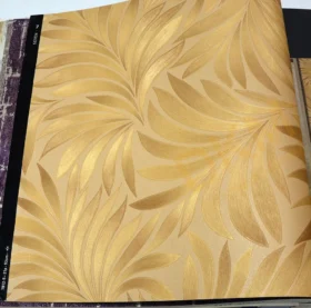 AdaWall Seven 7812-5 Duvar Kağıdı Gold Yaprak Desenli