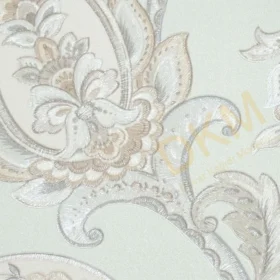 Alternative view of AdaWall Tropicano 9903-2 Duvar Kağıdı Yeşil Simli Vintage