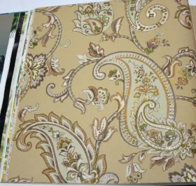 AdaWall Tropicano 9903-4 Duvar Kağıdı Kahverengi Simli Vintage