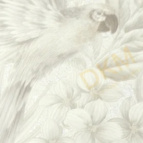 Alternative view of AdaWall Tropicano 9905-1 Duvar Kağıdı Beyaz Yaprak Desenli Tropikal