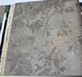 AdaWall Tropicano 9907-4 Duvar Kağıdı Koyu Gri Yaprak Desenli
