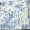 AdaWall Tropicano 9909-2 Duvar Kağıdı Mavi Ağaç Desenli Tropikal