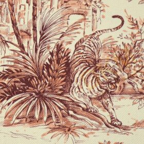 Alternative view of AdaWall Tropicano 9909-4 Duvar Kağıdı Kırmızı Ağaç Desenli Tropikal