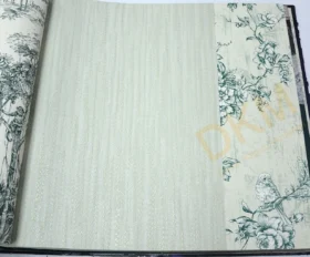 AdaWall Tropicano 9910-4 Duvar Kağıdı Yeşil Kendinden Desenli