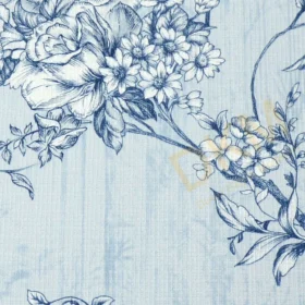 Alternative view of AdaWall Tropicano 9914-2 Duvar Kağıdı Mavi Çiçek Desenli