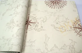 DecoWall Deco Junior 1207-02 harita Duvar Kağıdı