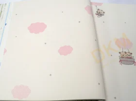 DecoWall Deco Junior 1212-02 bulut puantiye Duvar Kağıdı