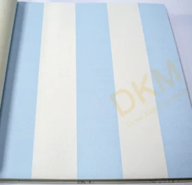 DecoWall Deco Junior 1219-04 Mavi Çizgili Duvar Kağıdı