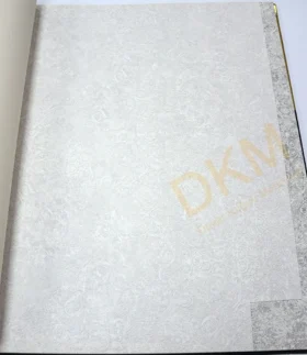 Decowall Orlando 1505-05 Duvar Kağıdı Beyaz Eskitme Desenli Simli