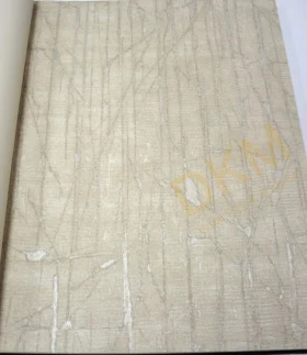 Decowall Orlando 1511-02 Duvar Kağıdı Koyu Krem Simli Eskitme Desenli