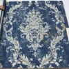 Decowall Retro 5001-01 Duvar Kağıdı Mavi Damask Desen