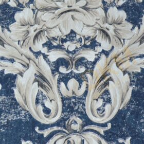 Alternative view of Decowall Retro 5001-01 Duvar Kağıdı Mavi Damask Desen