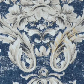Alternative view of Decowall Retro 5001-01 Duvar Kağıdı Mavi Damask Desen