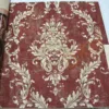 Decowall Retro 5001-02 Duvar Kağıdı Bordo Damask Desen