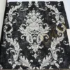 Decowall Retro 5001-05 Duvar Kağıdı Siyah Damask Desen