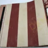 Decowall Retro 5002-02 Duvar Kağıdı Bordo Simli Çizgili
