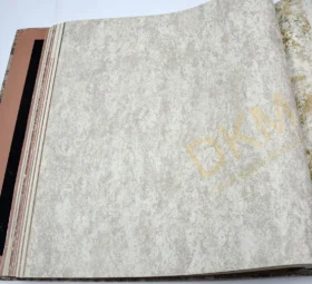 Decowall Retro 5005-01 Duvar Kağıdı Bej Simli Kendinden Desenli