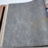 Decowall Retro 5005-02 Duvar Kağıdı Koyu Gri Simli Kendinden Desenli