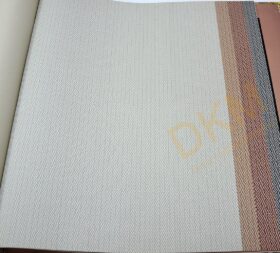 Decowall Retro 5007-02 Duvar Kağıdı Gri Simli Çizgili