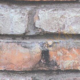 Alternative view of Decowall Retro 5008-01 Duvar Kağıdı Kırmızı Taş Desenli Gri