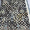 Decowall Retro 5012-01 Duvar Kağıdı Antrasit Simli Modern Desenli