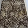 Decowall Retro 5012-02 Duvar Kağıdı Koyu Kahve Simli Modern Desenli