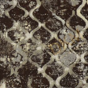 Alternative view of Decowall Retro 5012-02 Duvar Kağıdı Koyu Kahve Simli Modern Desenli