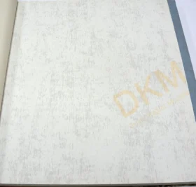 Decowall Retro 5014-02 Duvar Kağıdı Beyaz Simli Kendinden Desenli Gri